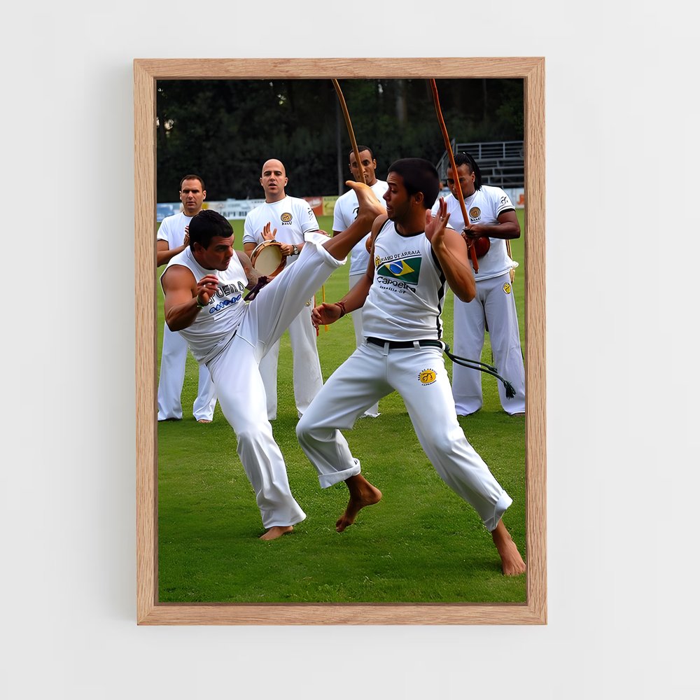 ap-brazilian capoeira confederation-2 cadre Bois clair