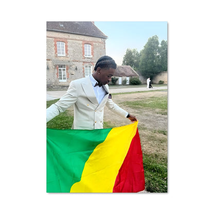 Poster Le Drapeau de Brazzaville