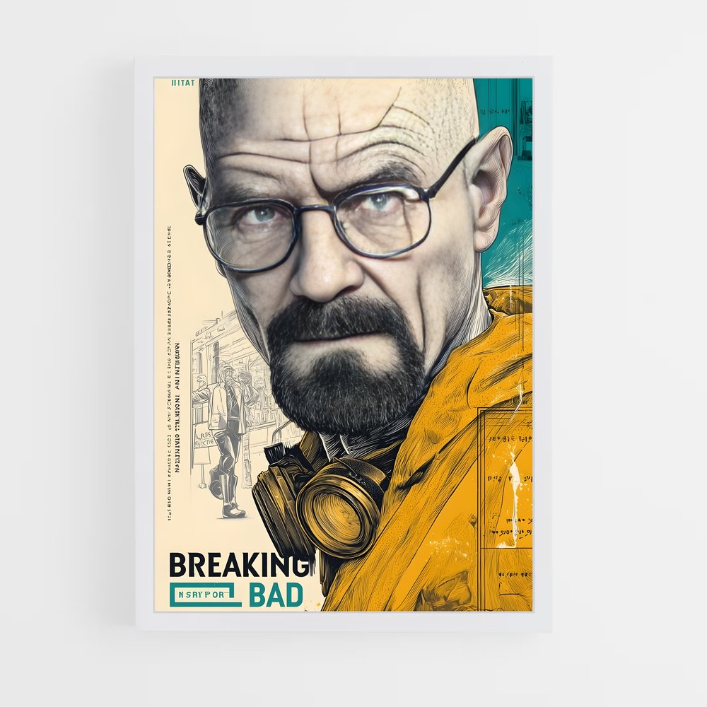 ap-breaking bad-7 cadre Blanc