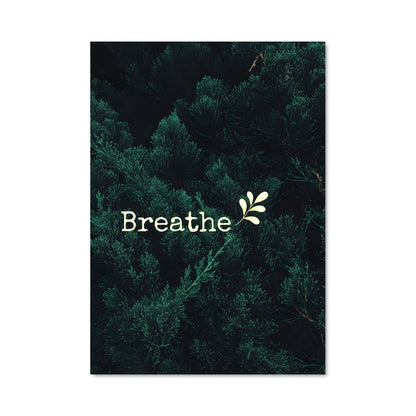 Poster Respire Vert