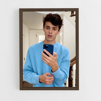 ap-brent rivera-1 cadre Bois foncé