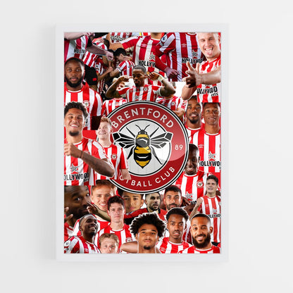 ap-brentford fc-5 cadre Blanc