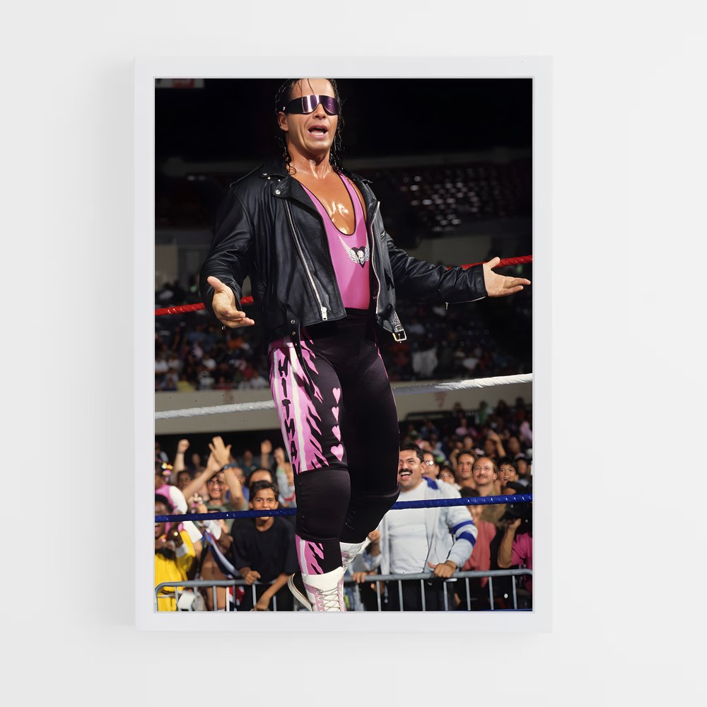 ap-bret hart-1 cadre Blanc