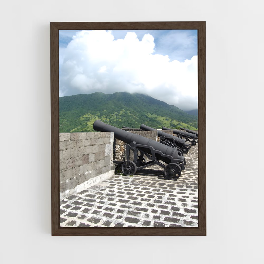 ap-brimstone hill fortress-3 cadre Bois foncé