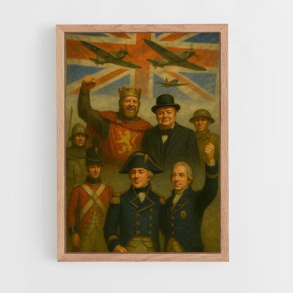 ap-british empire-2 cadre Bois clair