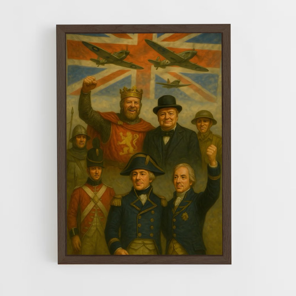ap-british empire-2 cadre Bois foncé