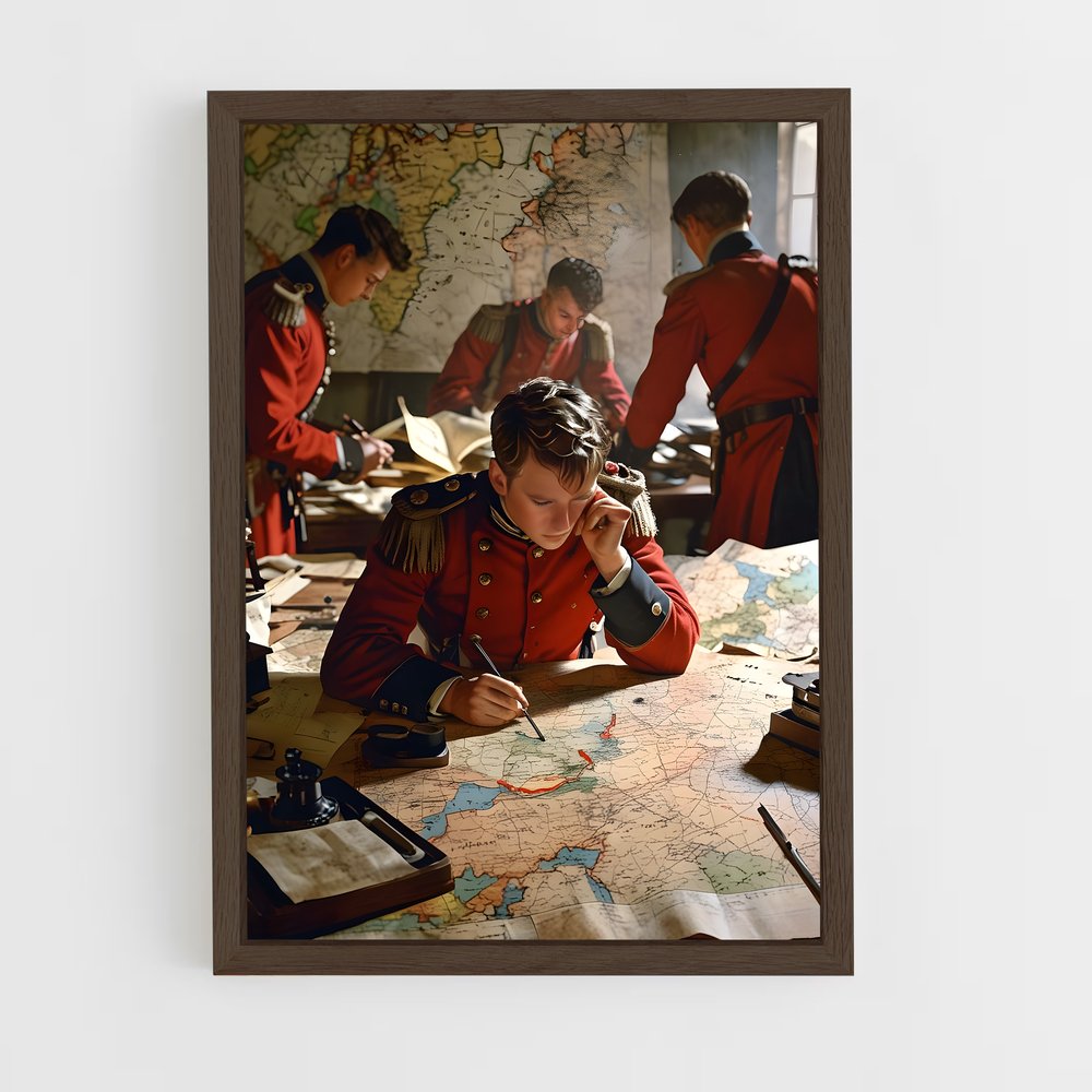 ap-british empire-4 cadre Bois foncé