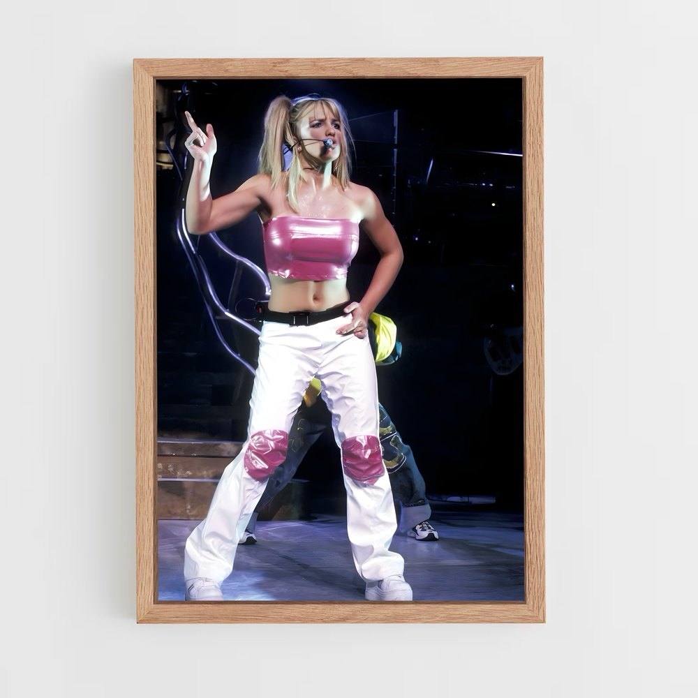 ap-britney spears-7 cadre Bois clair