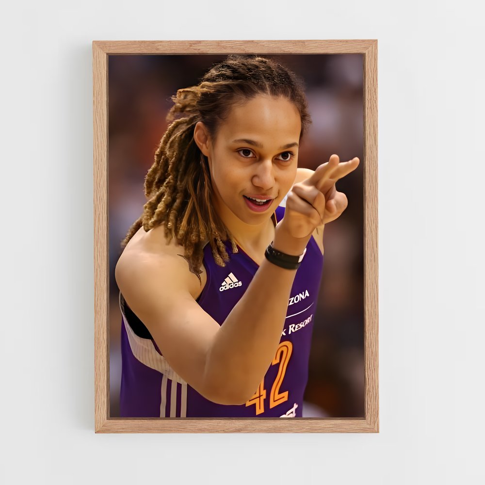 ap-brittney griner-1 cadre Bois clair
