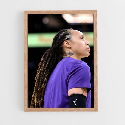 ap-brittney griner-4 cadre Bois clair