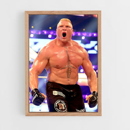 ap-brock lesnar-1 cadre Bois clair