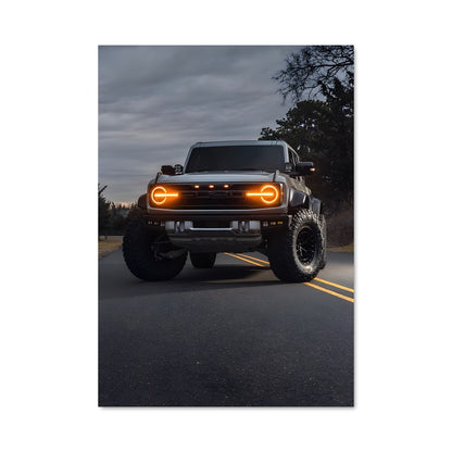 Poster Raptor Noir