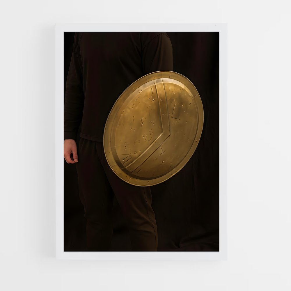 ap-bronze shield-1 cadre Blanc
