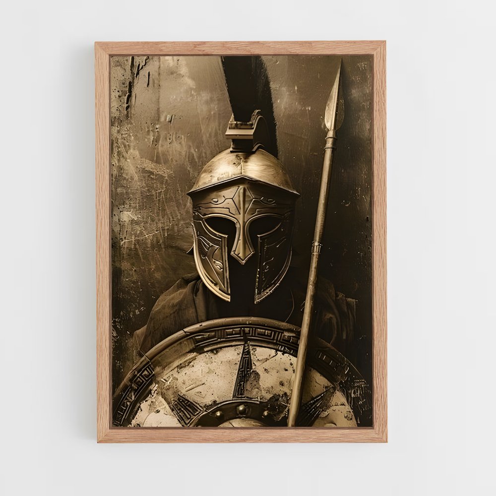 ap-bronze shield-2 cadre Bois clair