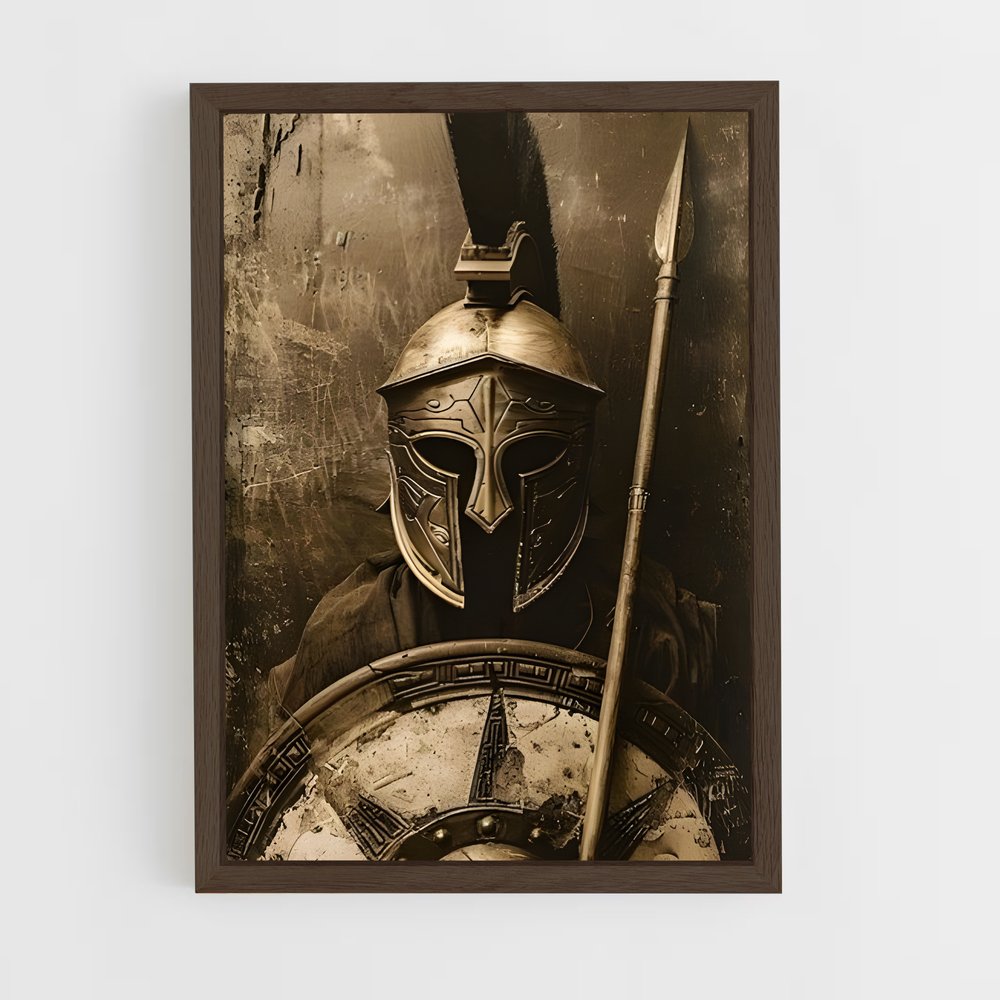 ap-bronze shield-2 cadre Bois foncé