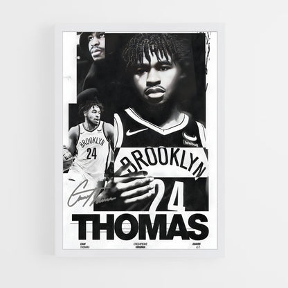 ap-brooklyn nets-4 cadre Blanc