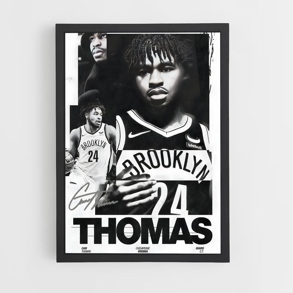 ap-brooklyn nets-4 cadre Noir
