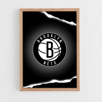 ap-brooklyn nets-7 cadre Bois clair