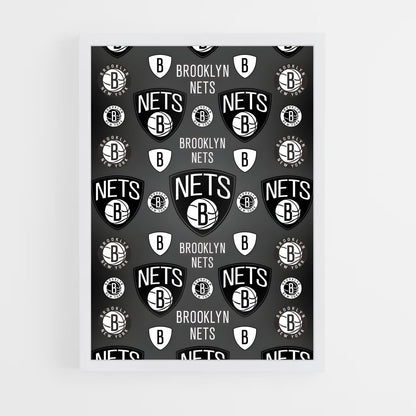 ap-brooklyn nets-9 cadre Blanc