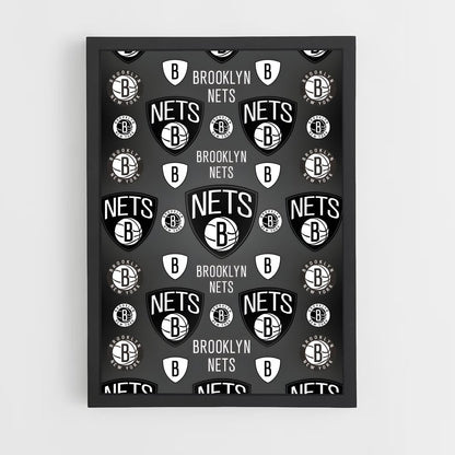 ap-brooklyn nets-9 cadre Noir