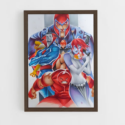 ap-brotherhood of mutants-10 cadre Bois foncé