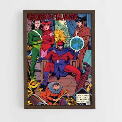 ap-brotherhood of mutants-3 cadre Bois foncé