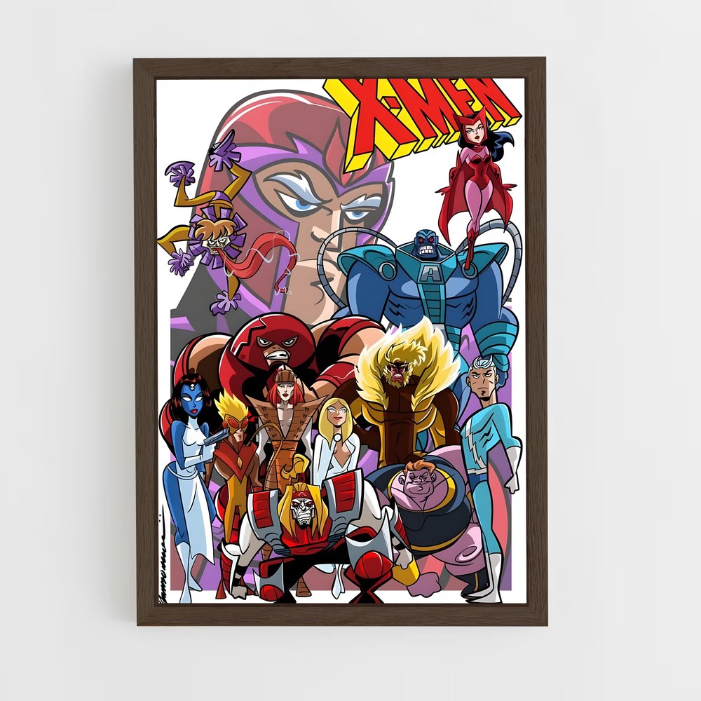 ap-brotherhood of mutants-4 cadre Bois foncé