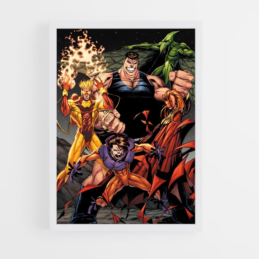 ap-brotherhood of mutants-7 cadre Blanc