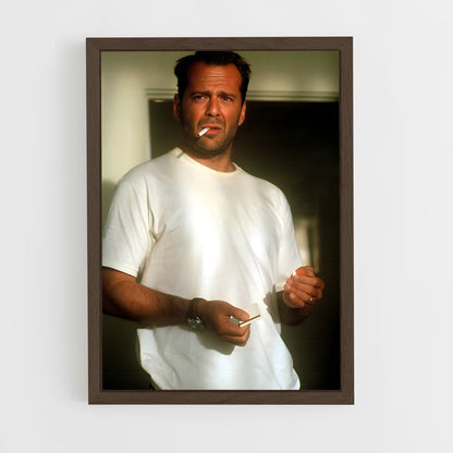 ap-bruce willis-2 cadre Bois foncé