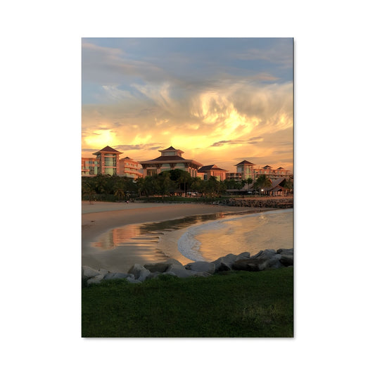 Poster Coucher de Soleil à Brunei
