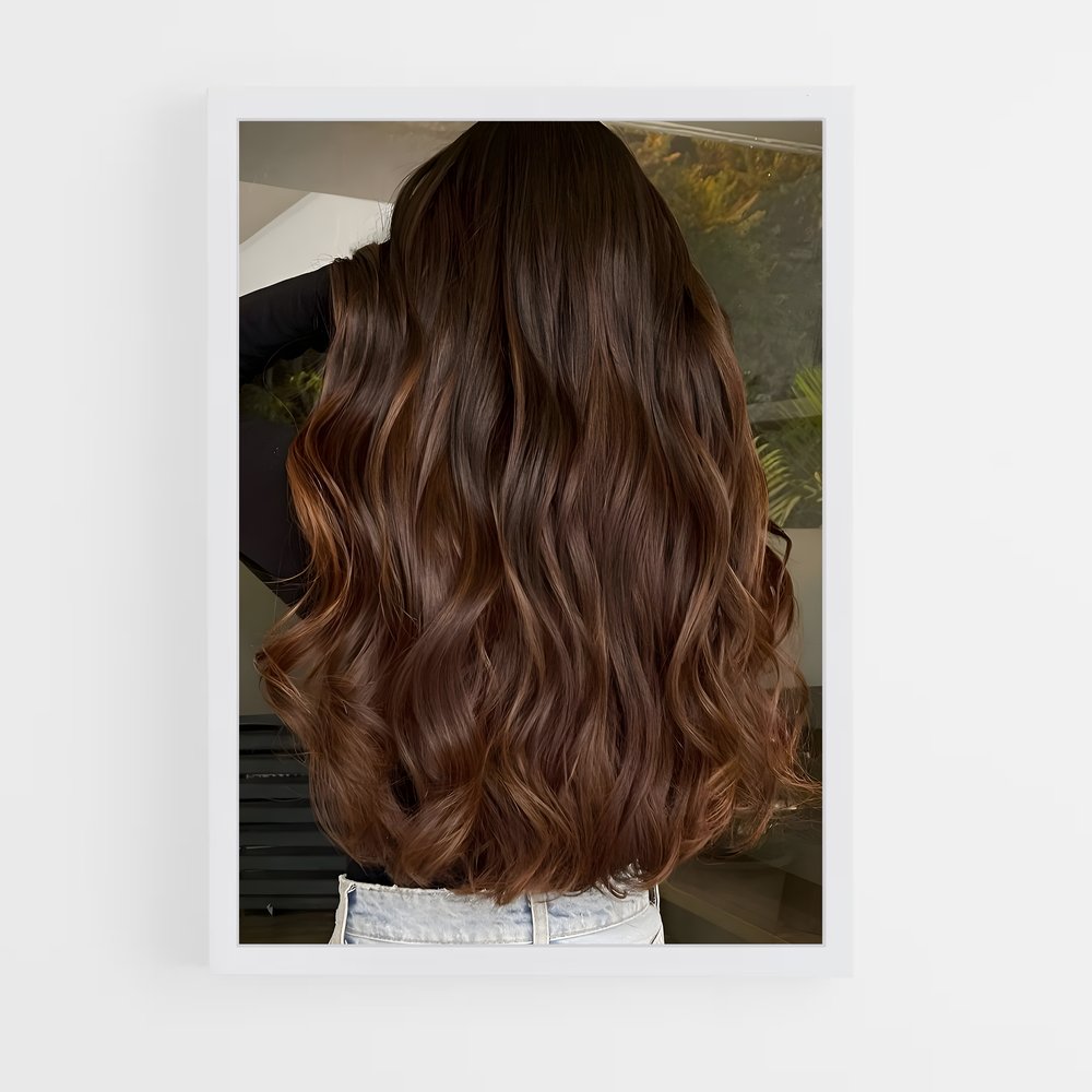 ap-brunette hair-1 cadre Blanc