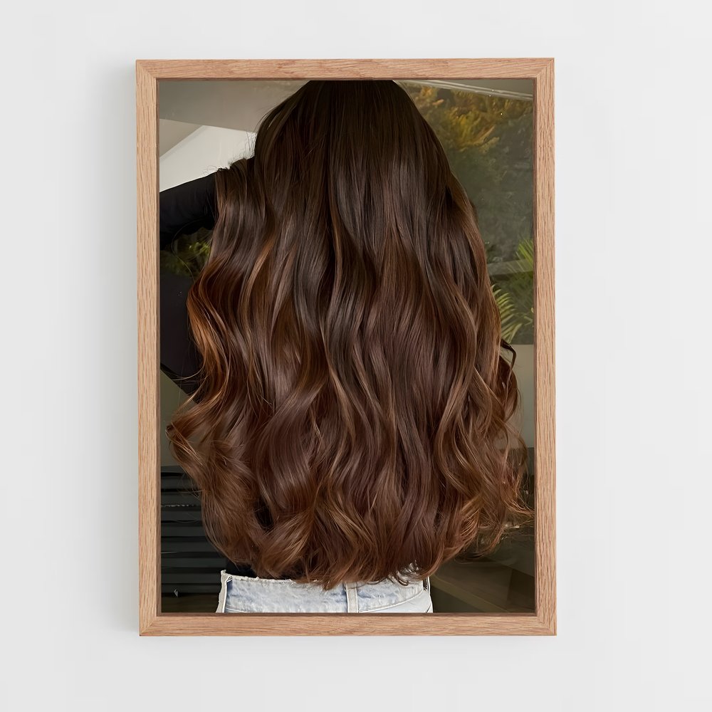 ap-brunette hair-1 cadre Bois clair