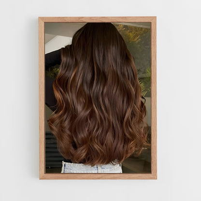 ap-brunette hair-1 cadre Bois clair