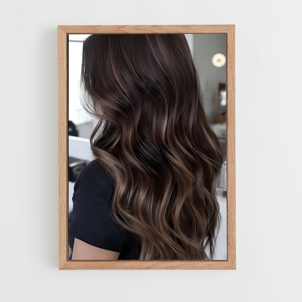 ap-brunette hair-2 cadre Bois clair