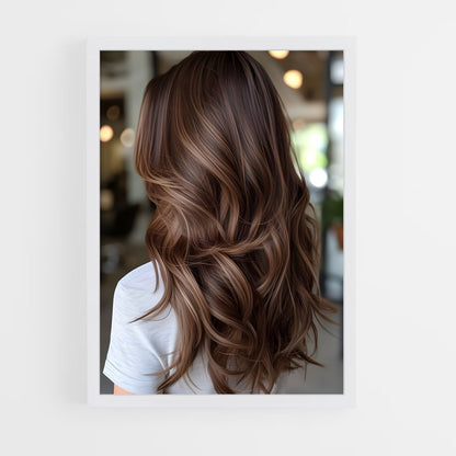 ap-brunette hair-3 cadre Blanc