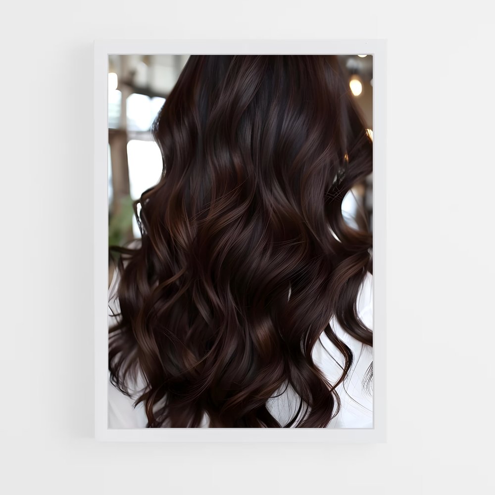 ap-brunette hair-4 cadre Blanc
