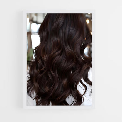 ap-brunette hair-4 cadre Blanc