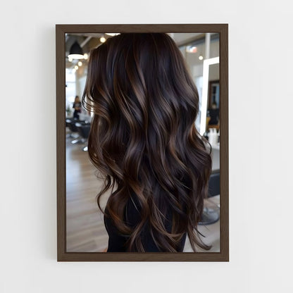 ap-brunette hair-5 cadre Bois foncé