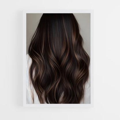 ap-brunette hair-6 cadre Blanc