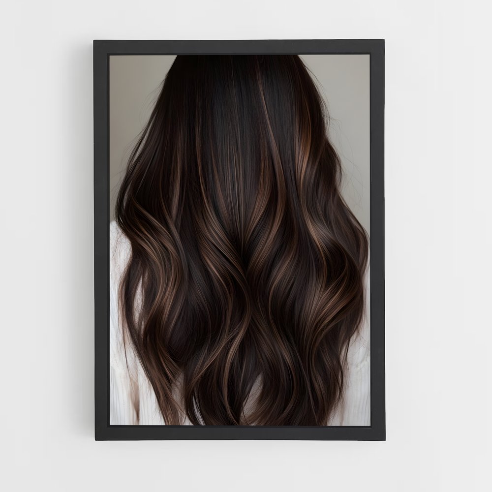 ap-brunette hair-6 cadre Noir