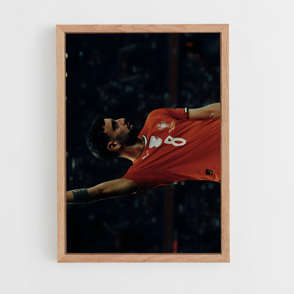 ap-bruno fernandes-1 cadre Bois clair