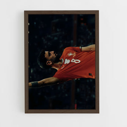 ap-bruno fernandes-1 cadre Bois foncé