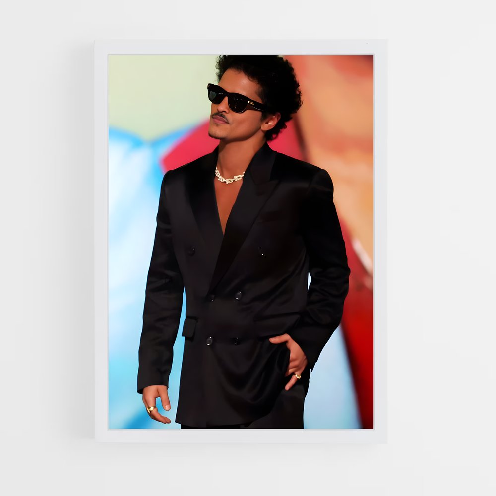 ap-bruno mars-3 cadre Blanc