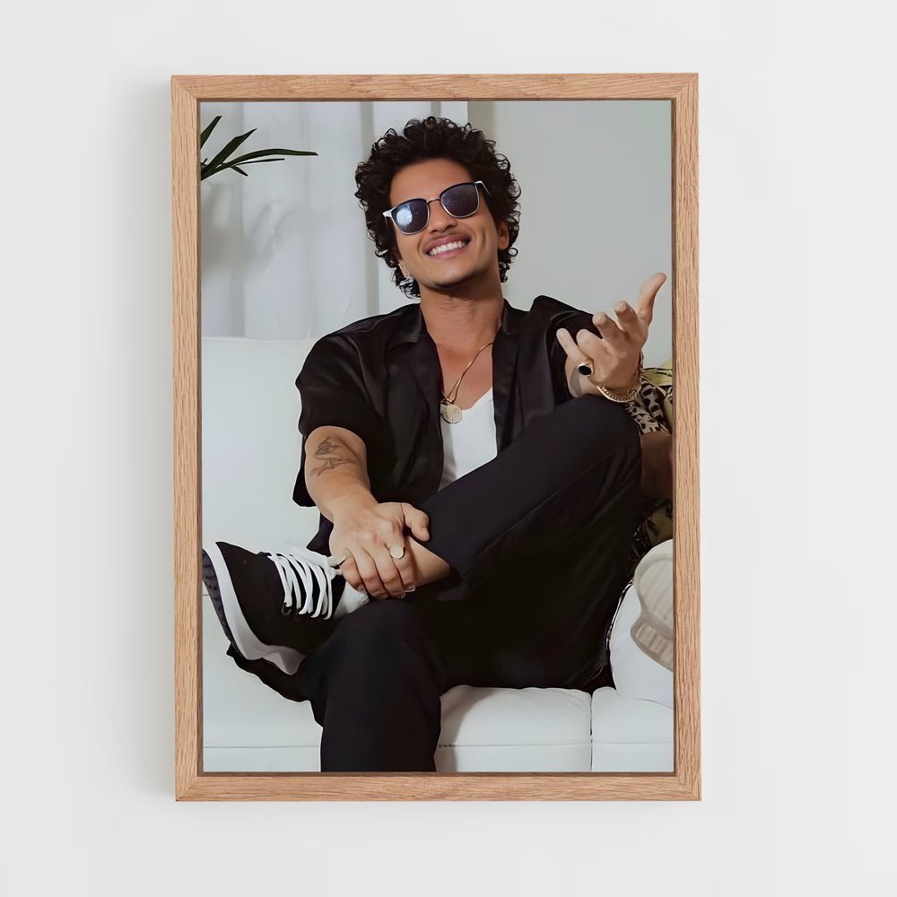 ap-bruno mars-4 cadre Bois clair