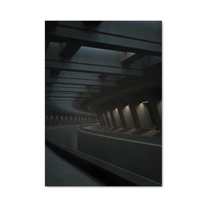 Poster Tunnel Brutaliste