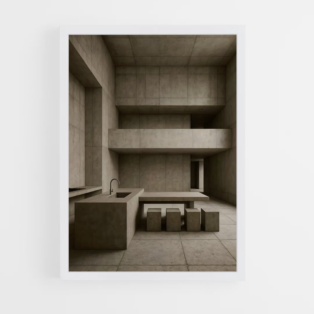 ap-brutalism-2 cadre Blanc