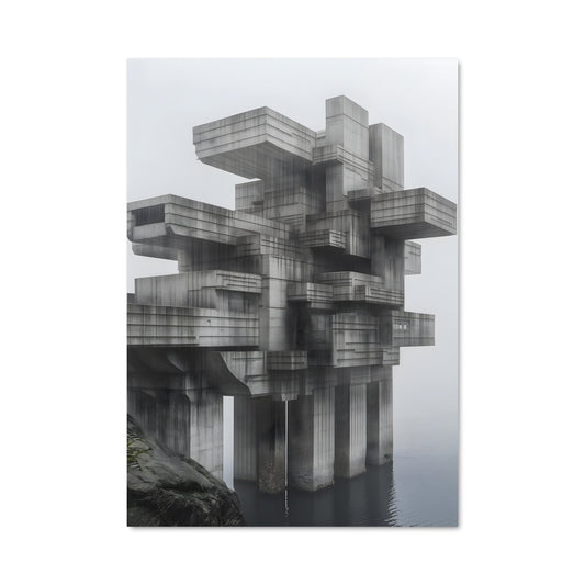 Poster Horizon Brutaliste