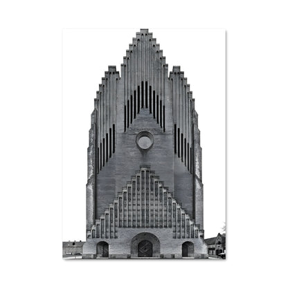 Poster Église Brutaliste