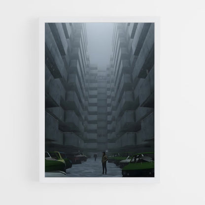 ap-brutalist architecture-5 cadre Blanc