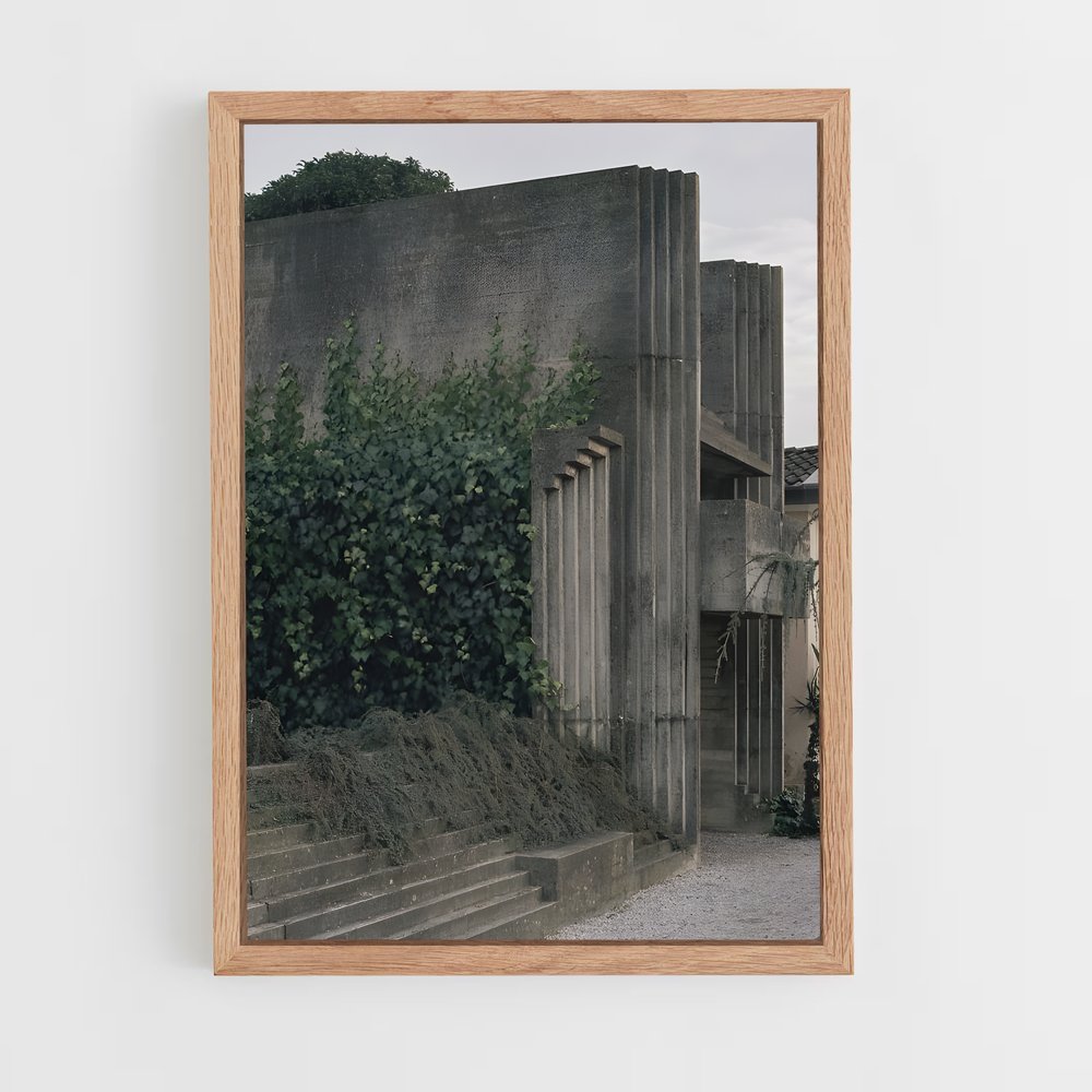 ap-brutalist architecture-7 cadre Bois clair
